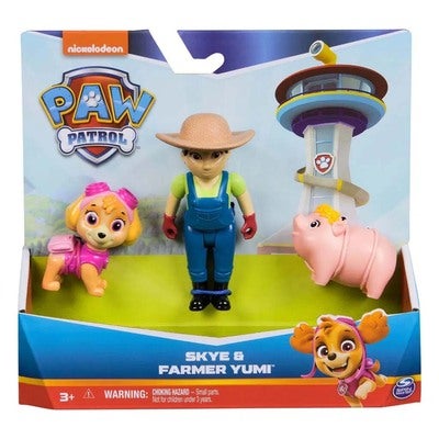 Paw Patrol Hero Pup Sett Farmer Yumi og Skye