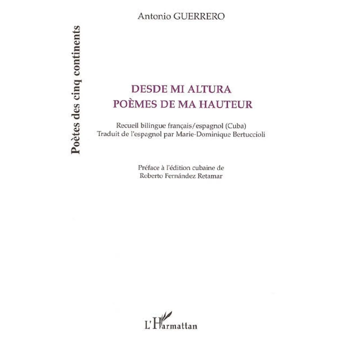 Desde mi altura. Poèmes de ma hauteur · Occasion