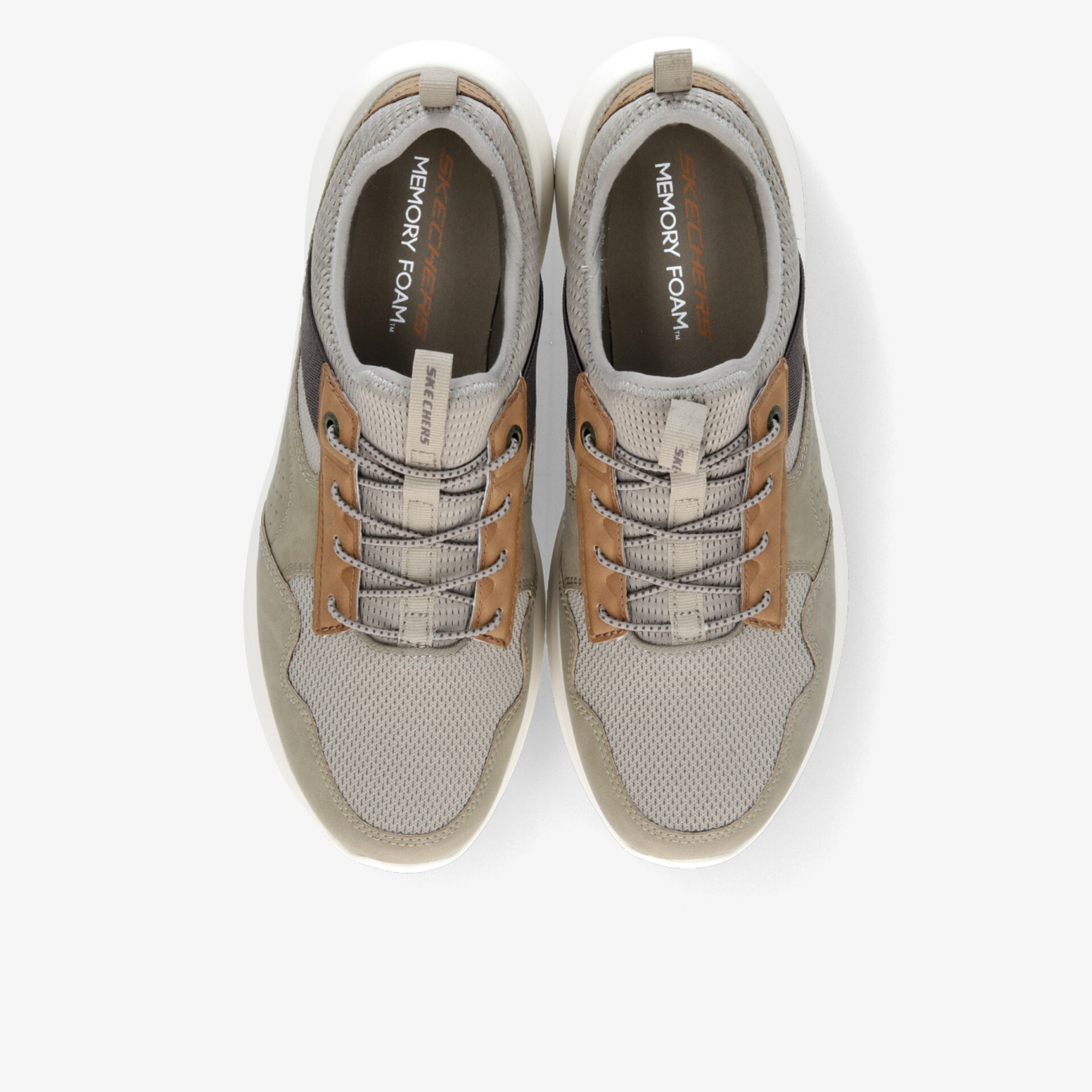 SKECHERS Herren Slip On grau