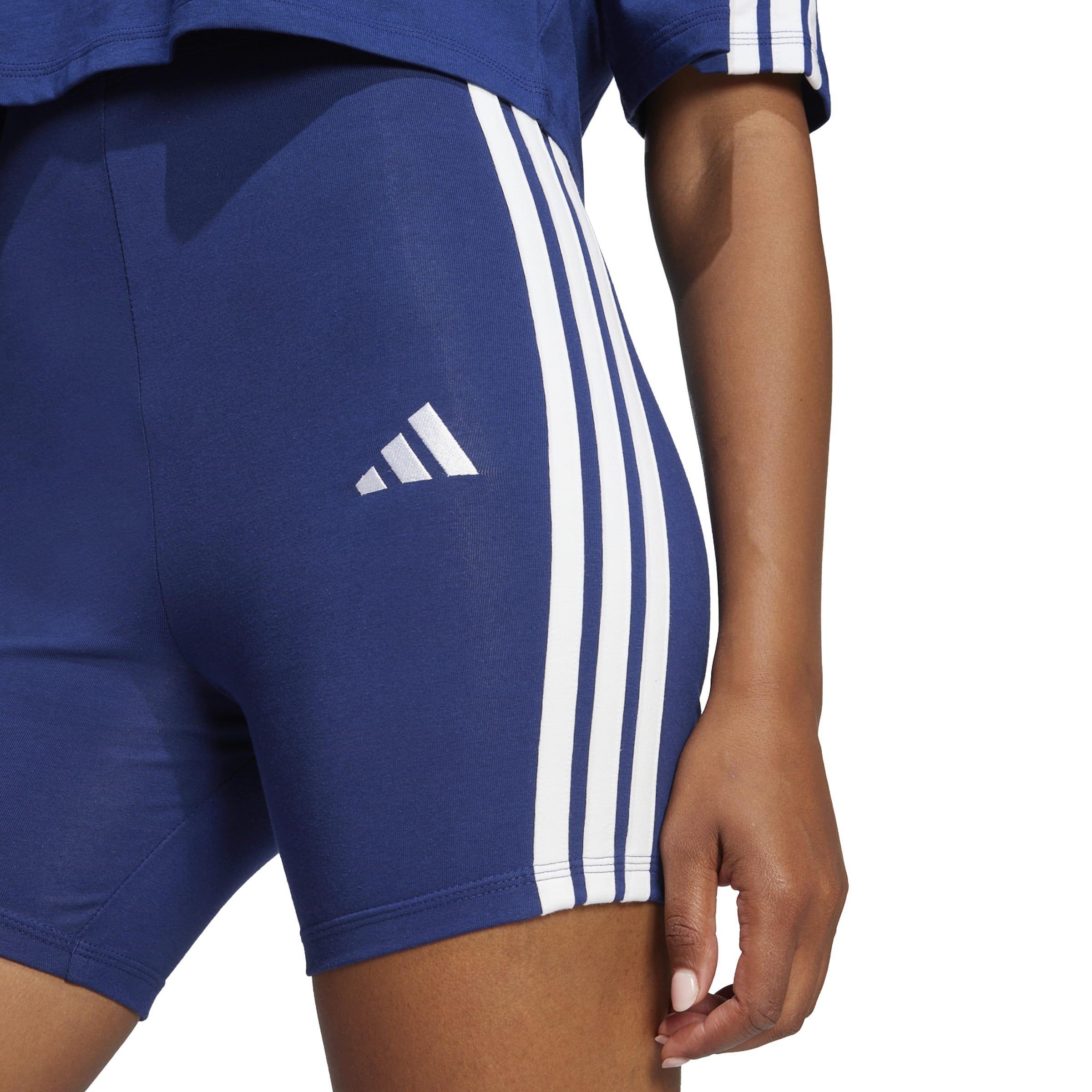 adidas Essentials 3 Stripe Biker Shorts Womens