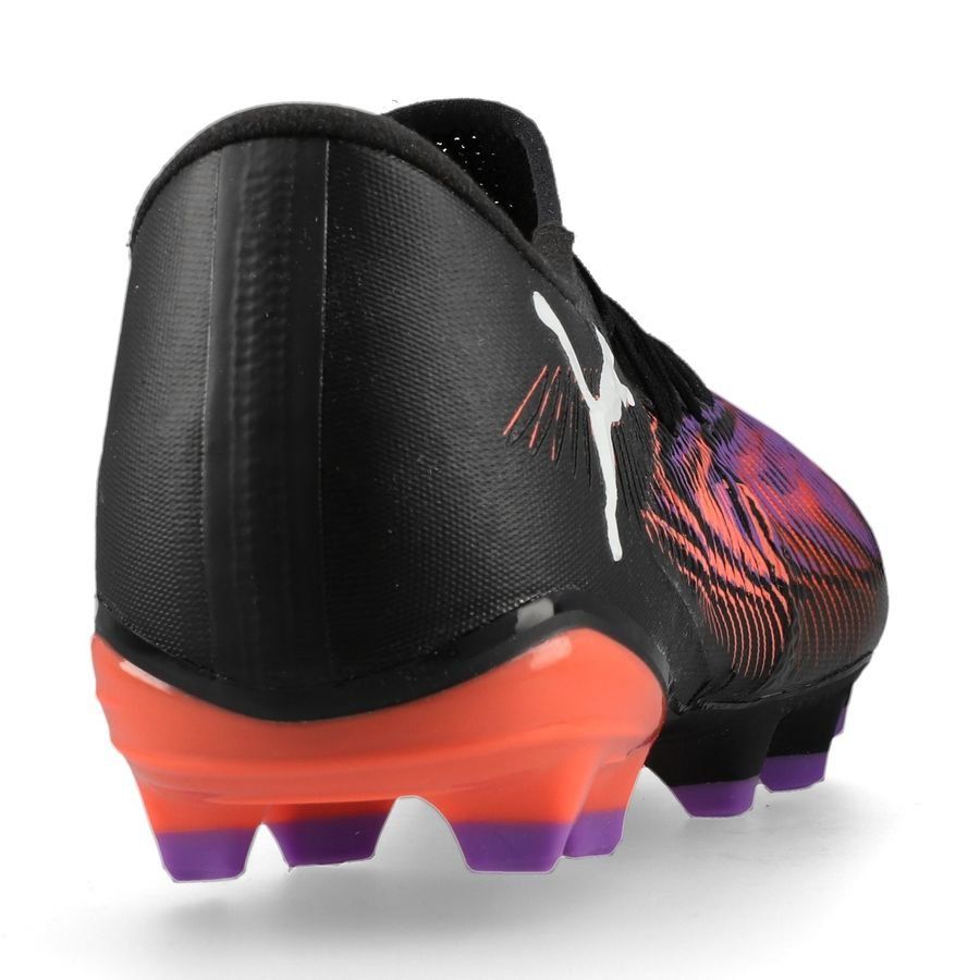 PUMA Future 8 Match Low FG/AG Unlimited - Noir/Blanc/Glowing Red