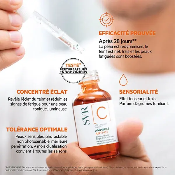 Ampola de Vitamina C Antioxidante Svr [C] 30ml