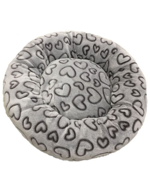 Adori Mand Donut Lovely - Kattenmand - 50x15 cm Grijs