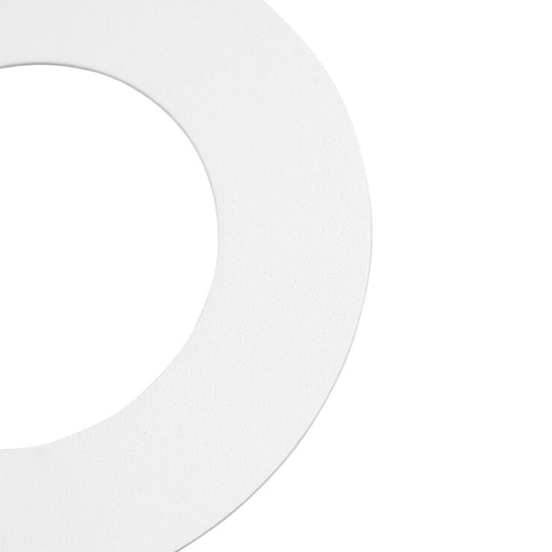 Ronde inbouwspot wit kantelbaar met opvulring - Edu