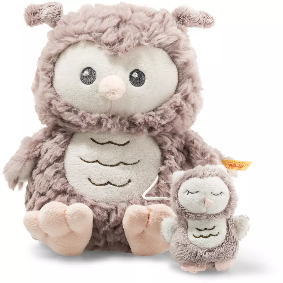 Steiff Soft Cuddly Friends Spieluhr Eule Ollie, 21 cm