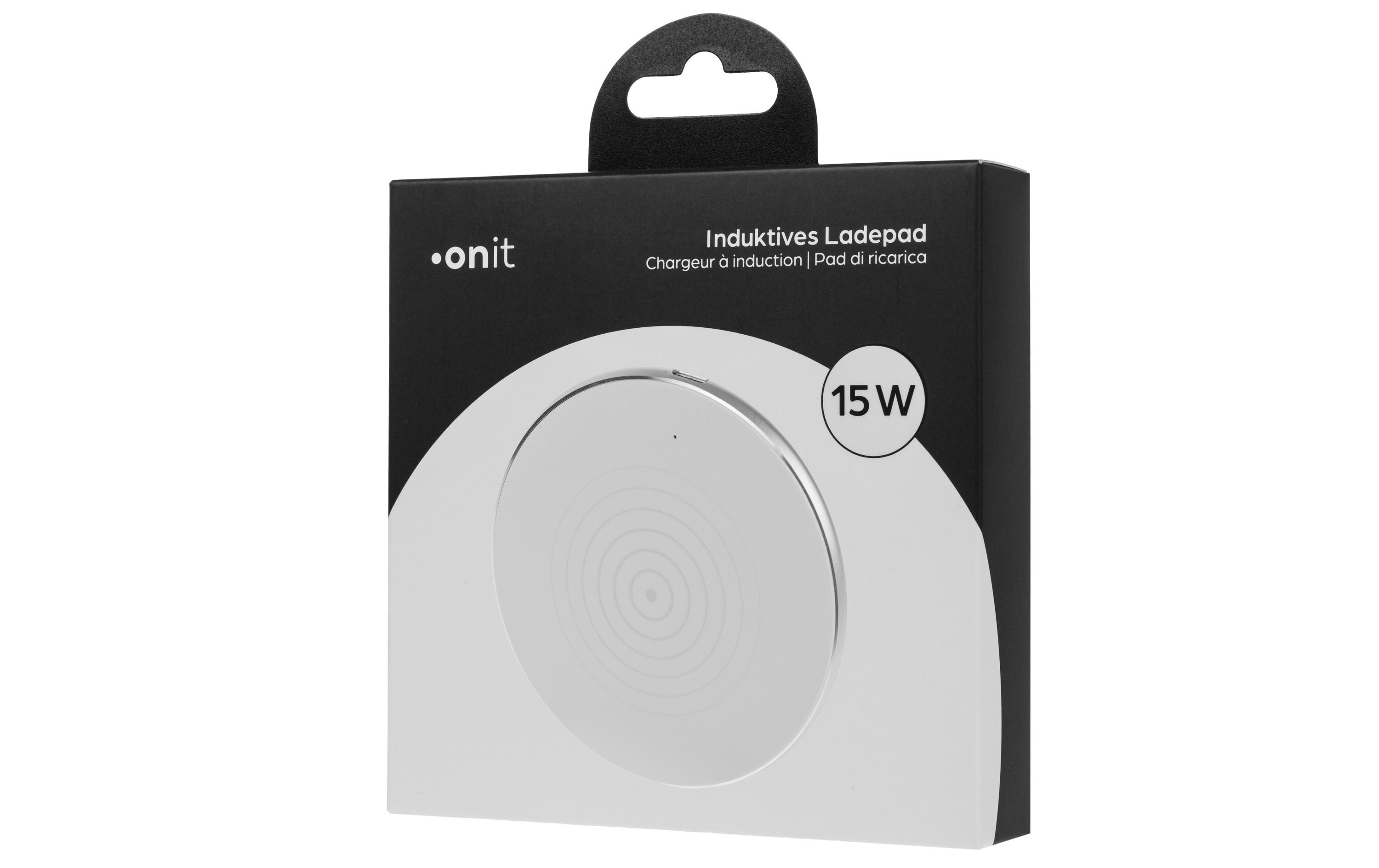 Wireless Charger 15 W WeissLadepad für schnelles kabelloses Laden
