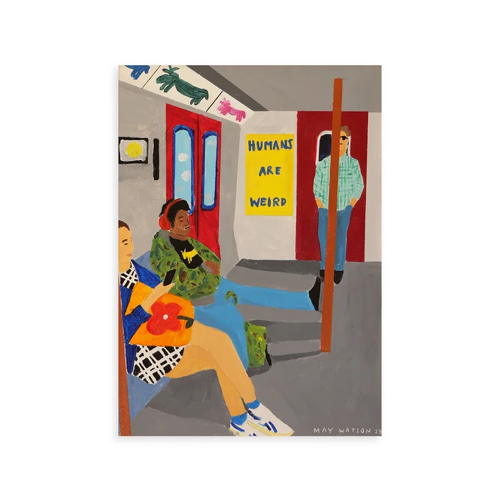 Paper Collective - Humans Are Weird Poster, 50 x 70 cm