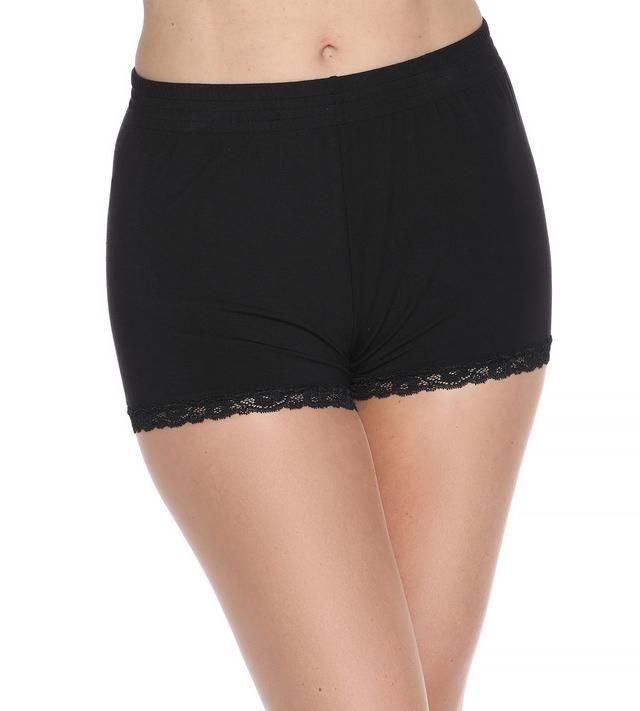 Pyjama Shorty mit Spitze, 2er Pack