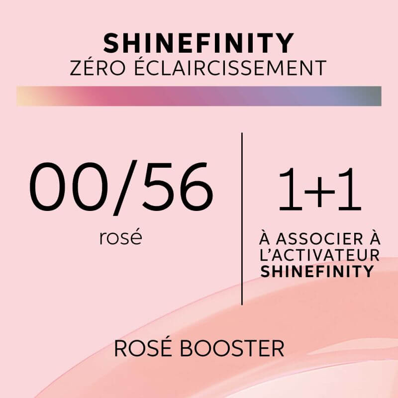 Coloration gloss Shinefinity 00/56 Rosé Booster Wella 60ML