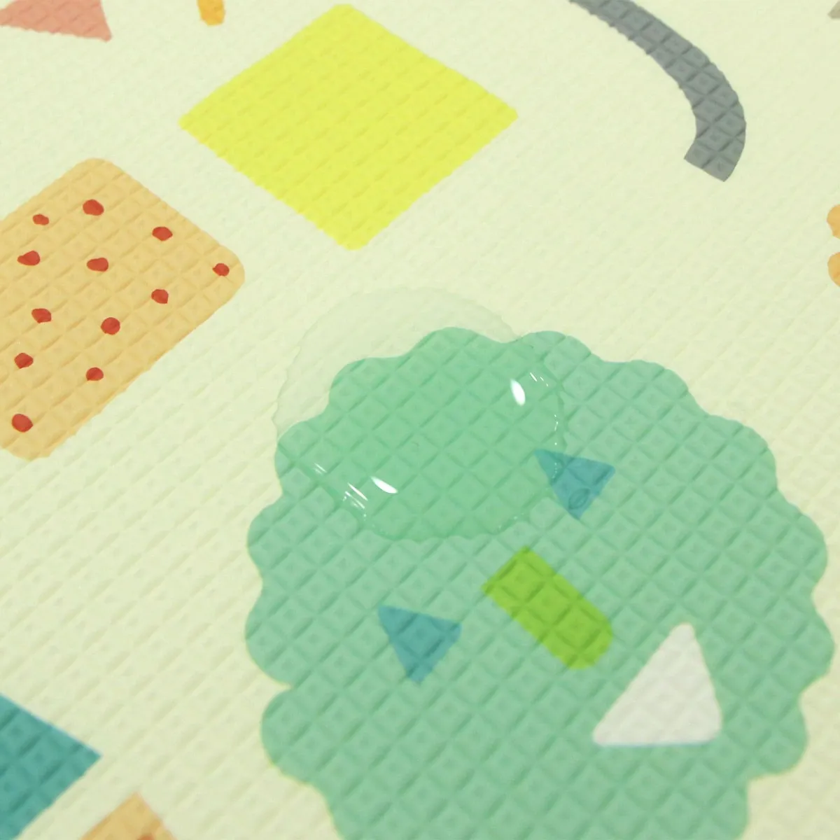 Baby Care Tapis de Jeux Réversible Petit - Pétales de Mer