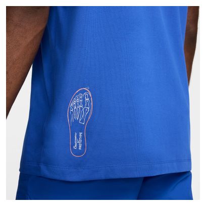 Maillot manches courtes Nike Founders Bleu Homme