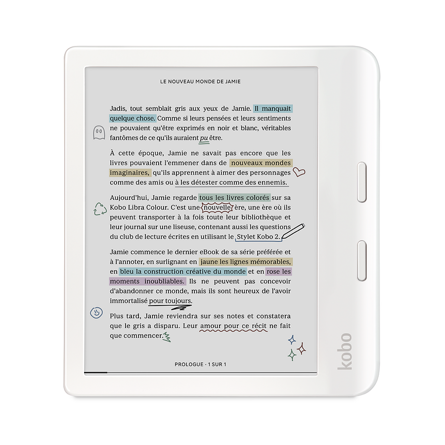 Kobo Libra Colour Blanc