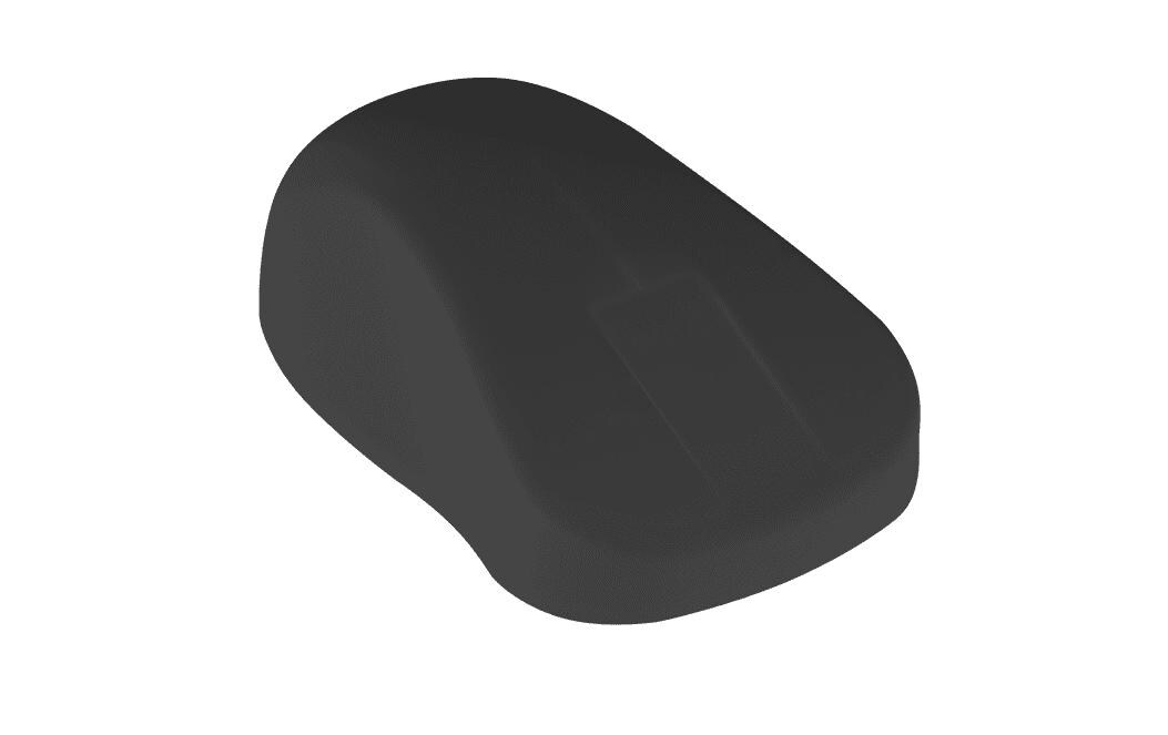 Maus AK-PMH21 IP68 Medical Scroll Wireless SchwarzFunk Hygiene Maus mit Scroll Wheel Sensor