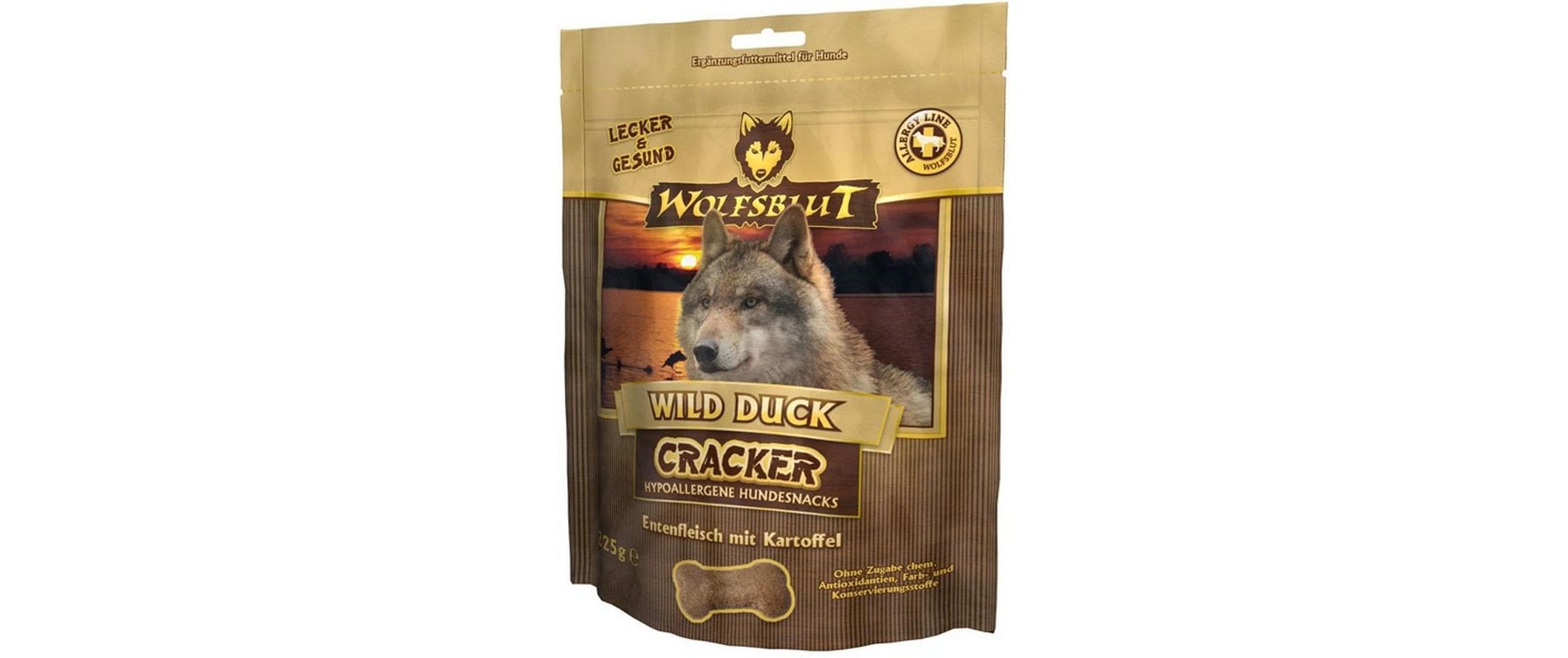 Biscuits Cracker Wild Duck, 225 gErgänzungsfuttermittel für Hunde