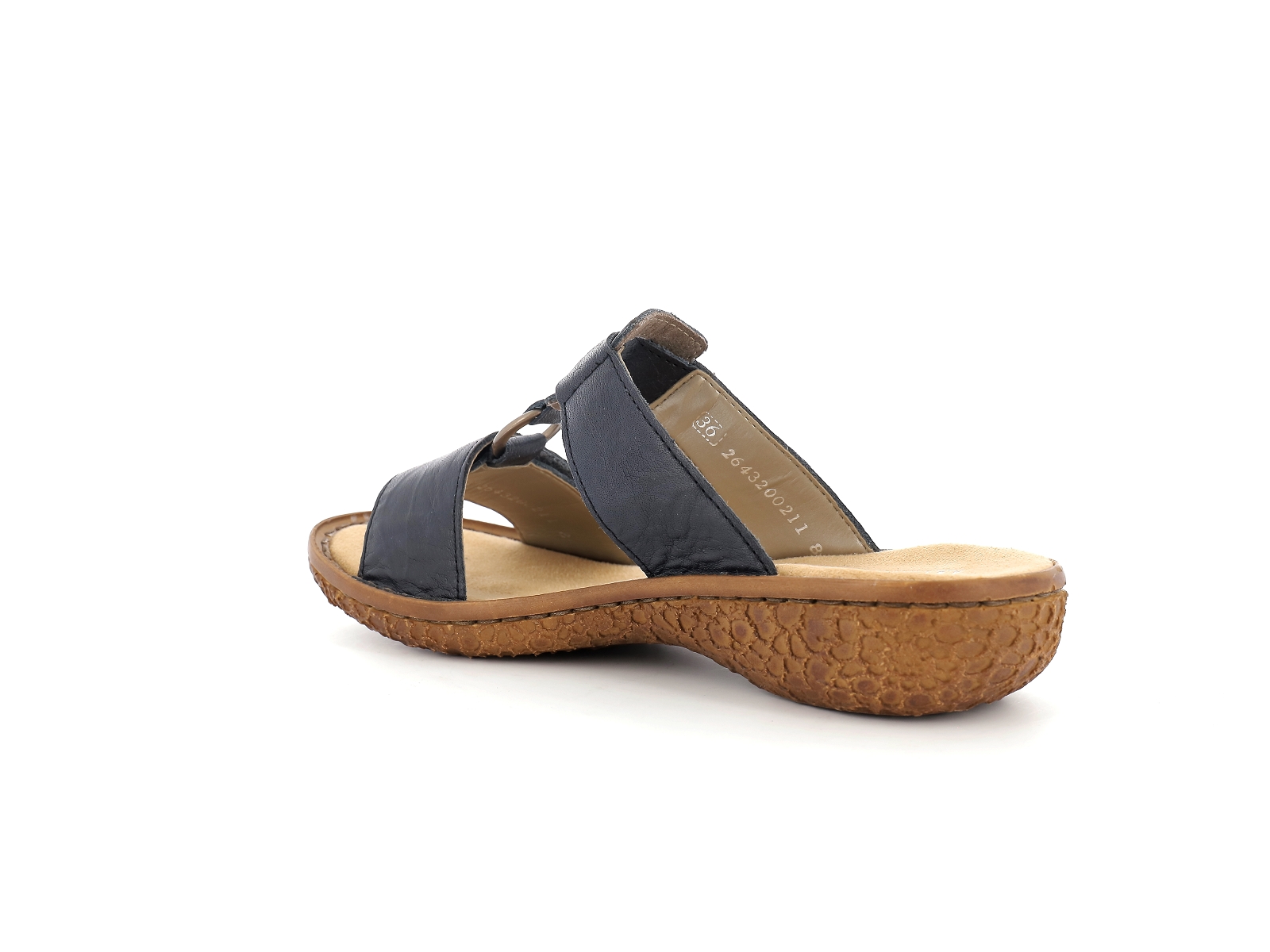 Rieker-V69N2 Cuir Marine