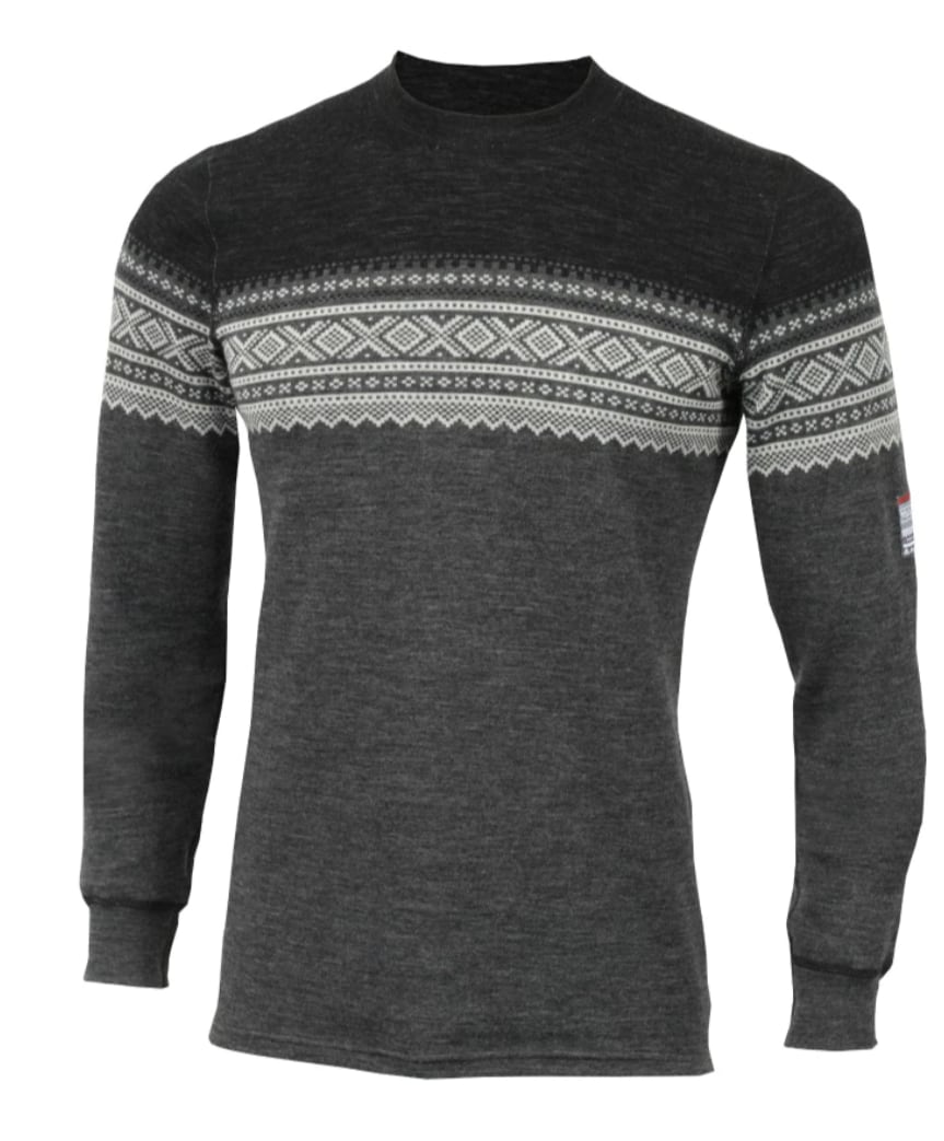 Aclima DE Marius Crew Neck M's<br>Mykt og behagelig ulltrøye i 100% Merinoull!