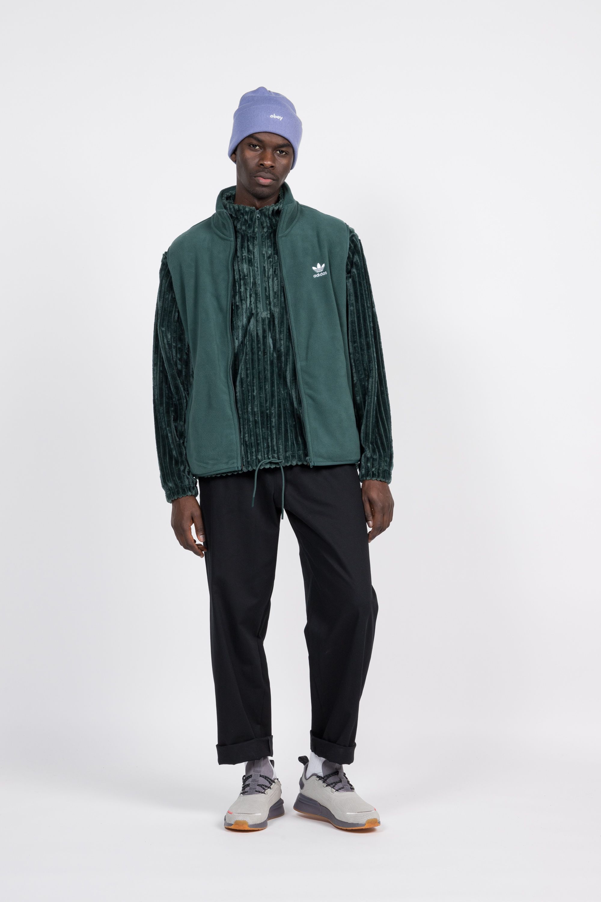 ADIDAS VESTE 3-STRI_VEST Vert