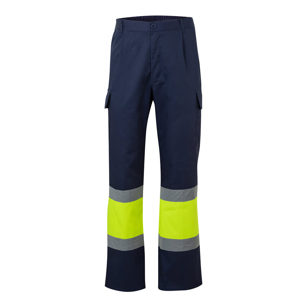 Velilla 36138 - Pantalon bicolore en sergé (190g/m²), en coton (20%) et polyester (80%)