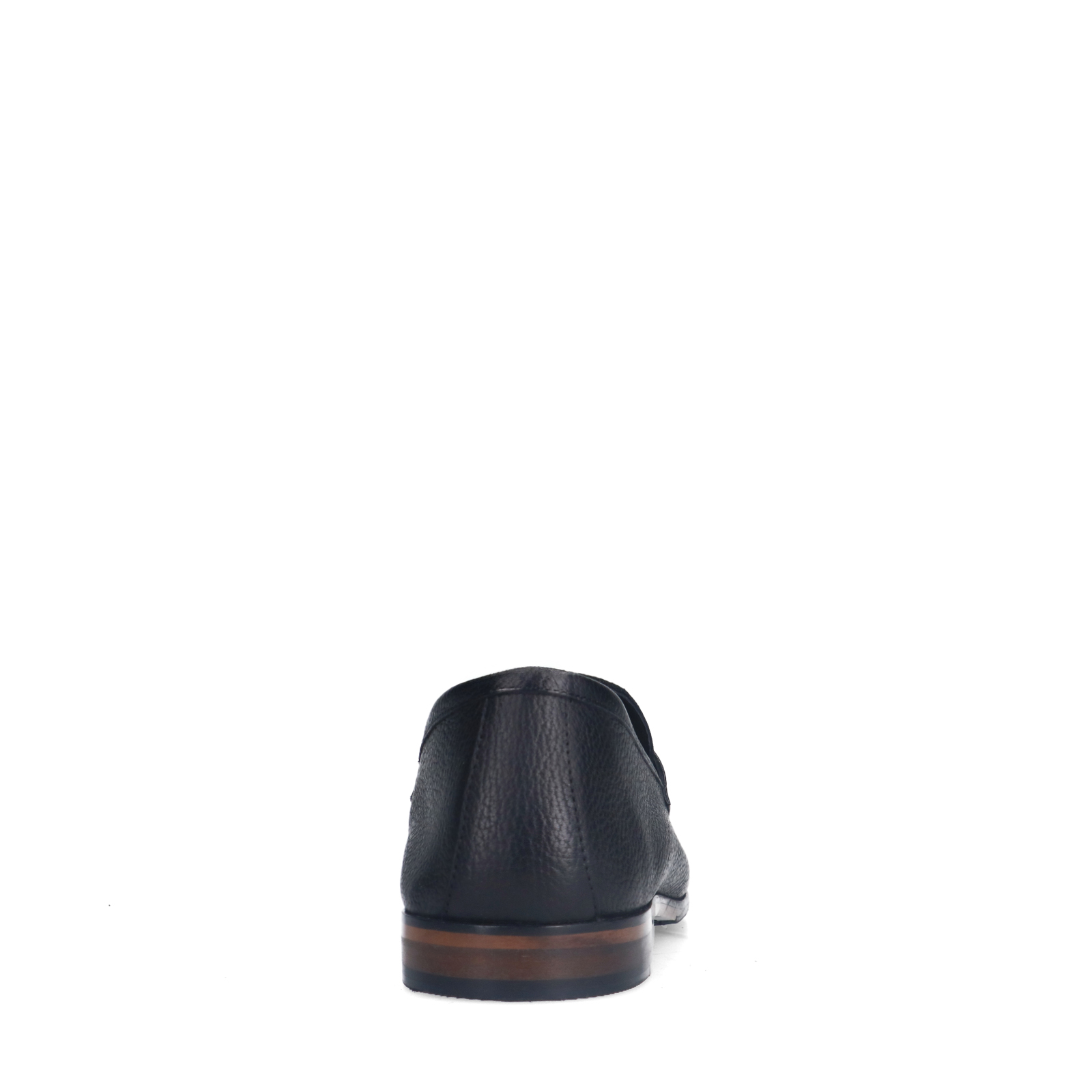 Zwarte leren loafers
