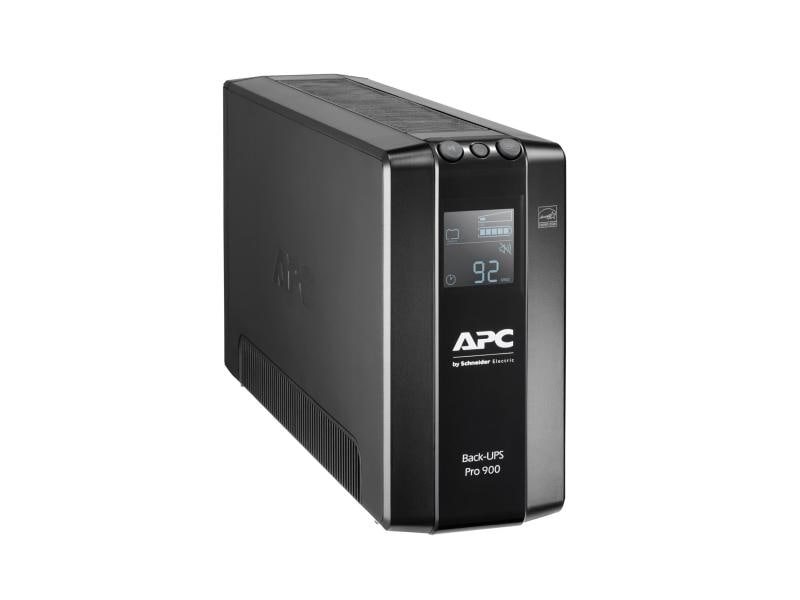 APC USV BR900MI 900 VA / 540 W Back UPS Pro BR 900VA, 6 Outlets, AVR, LCD Interface, Batterie 12V, 9.4Ah