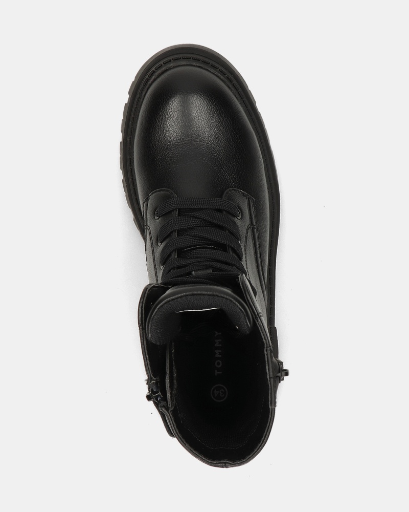 Tommy Hilfiger Lace-Up Veterboots  - zwart