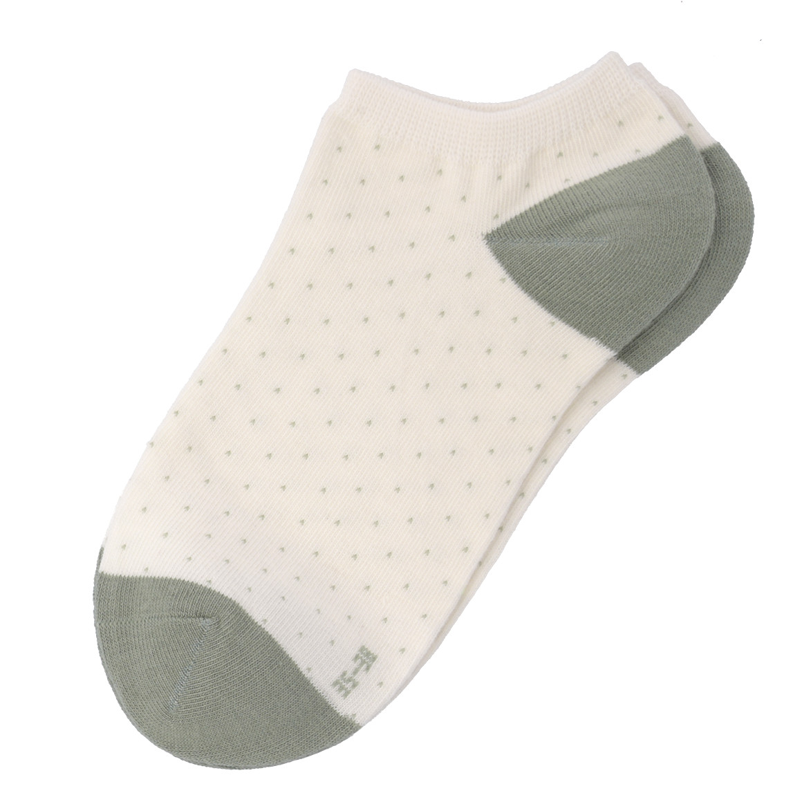 Gina Benotti 4 Paar Damen Sneaker-Socken im Set dunkelgrün / creme