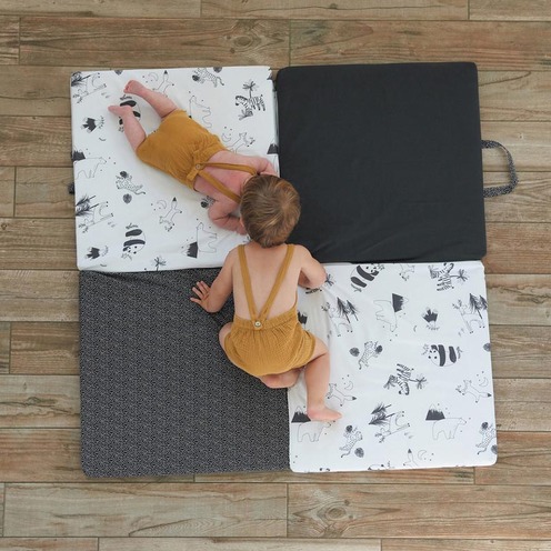 Tapis de motricité Black & white experience - CANDIDE
