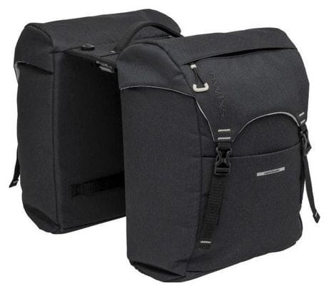 NEW LOOXS Sacoche double Sports Mik 32 Litres 29 X 39 X 16 Cm - Noir