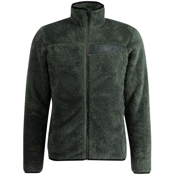 Veste polaire randonnée SWIX INFINITY PILE MIDLAYER FULL ZIP PINE