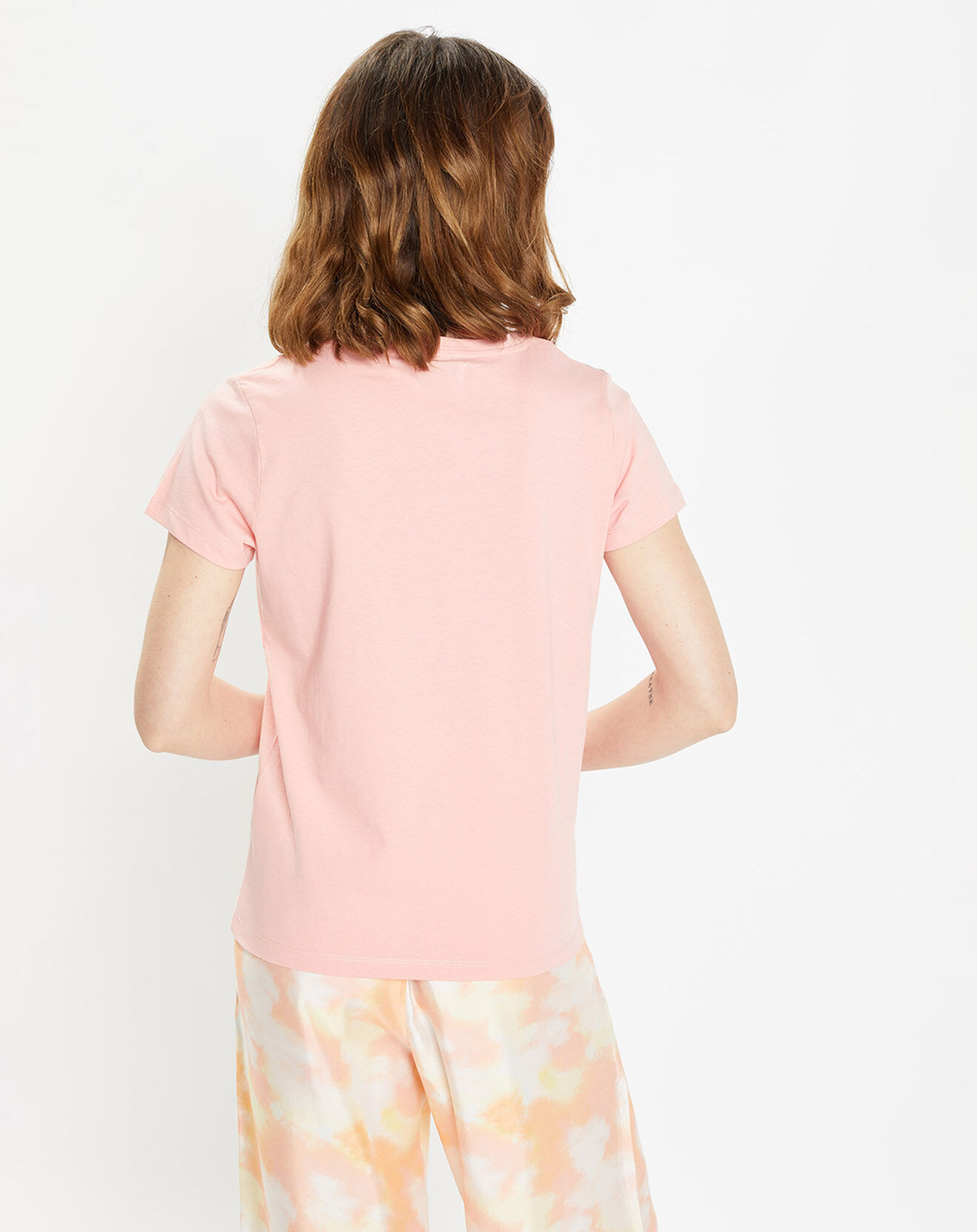 Galeries Lafayette T-Shirt Den droit rose