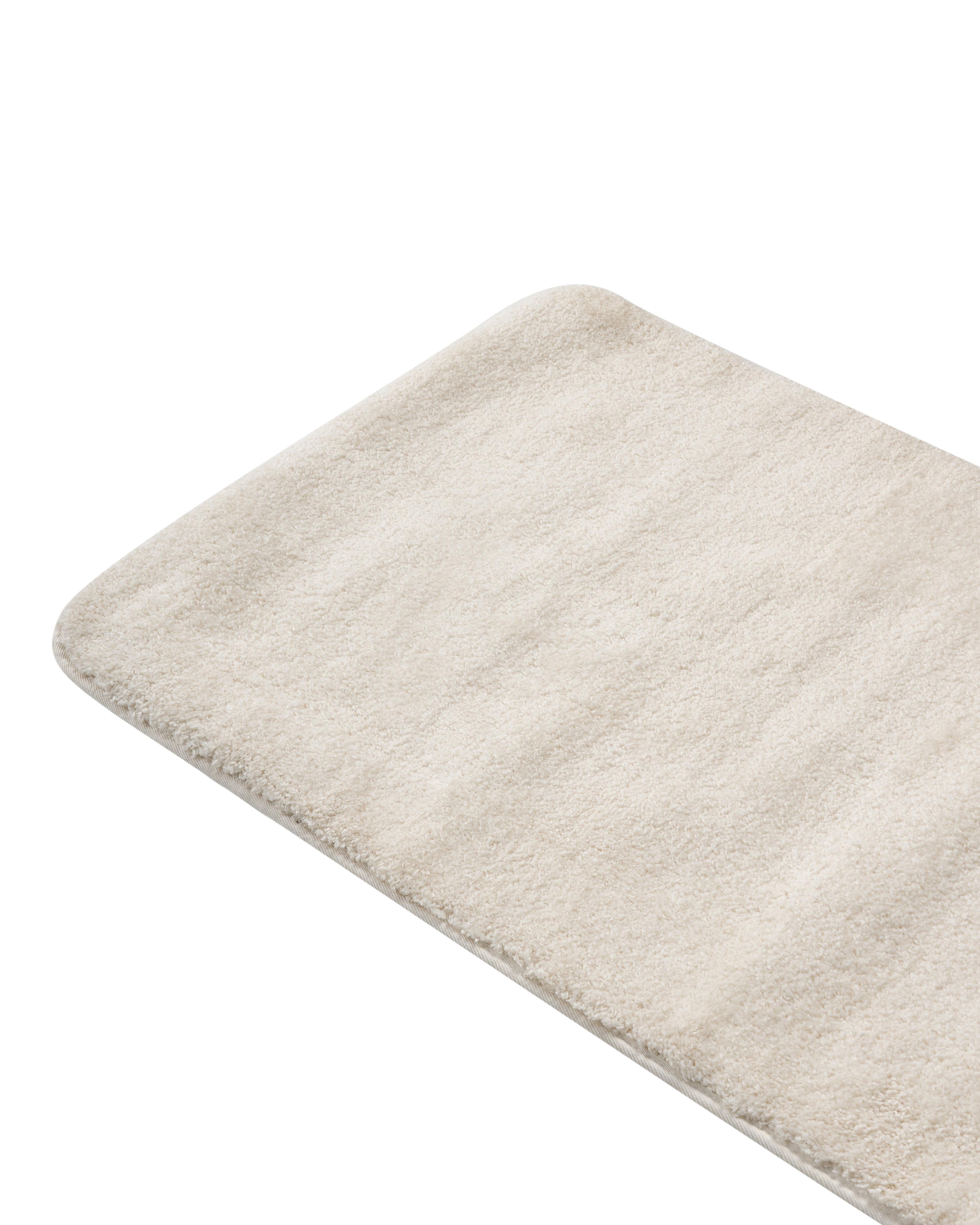 Badmat URLANA Gebroken wit 60 x 90 cm Microvezel