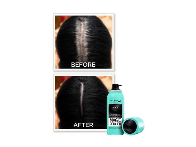 L'Oréal Paris Haaransatz-Spray Magic Retouch Schwarz Kaschiert den grauen Haaransatz in nur 3 Sekunden