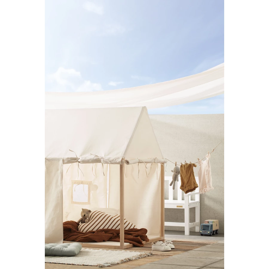 Kids Concept® Hauszelt creme beige