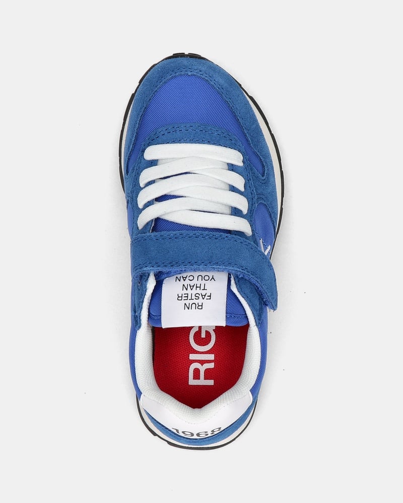 Sun 68 Boys Tom Solid Klittenbandschoenen  - blauw