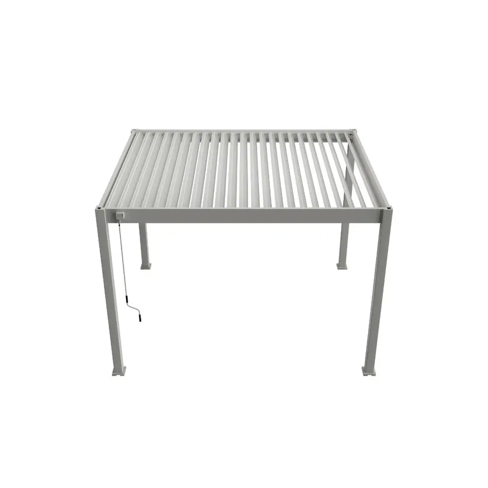 Orion Deluxe terrasoverkapping 360 x 400 cm lichtgrijs