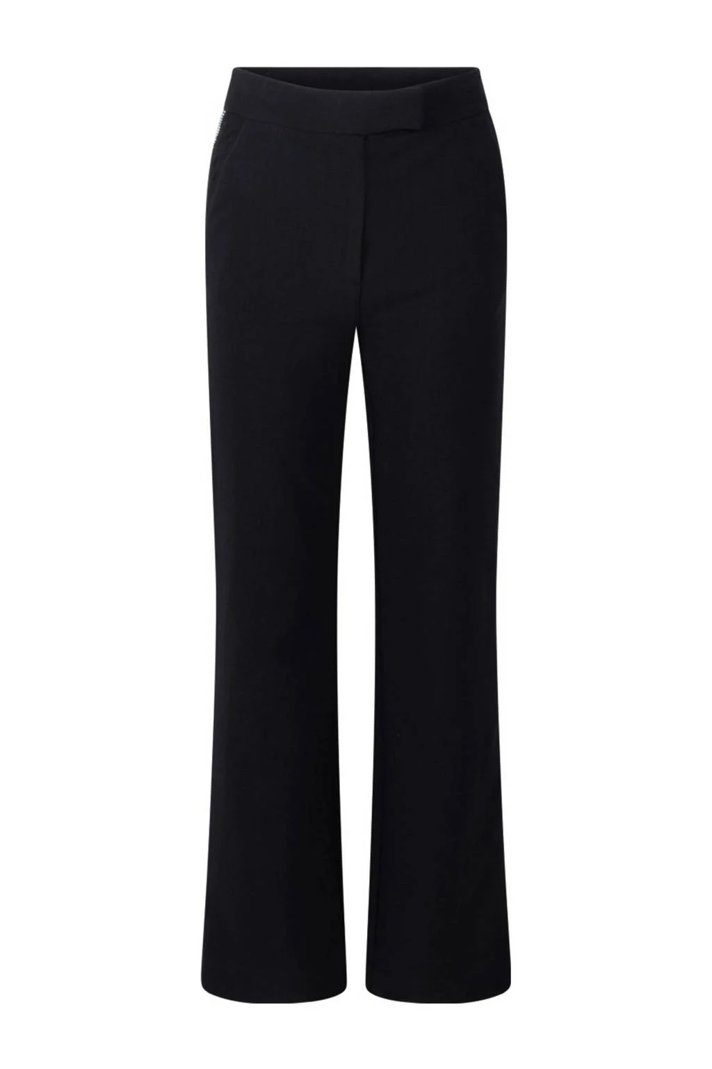AI&KO straight casual broek zwart