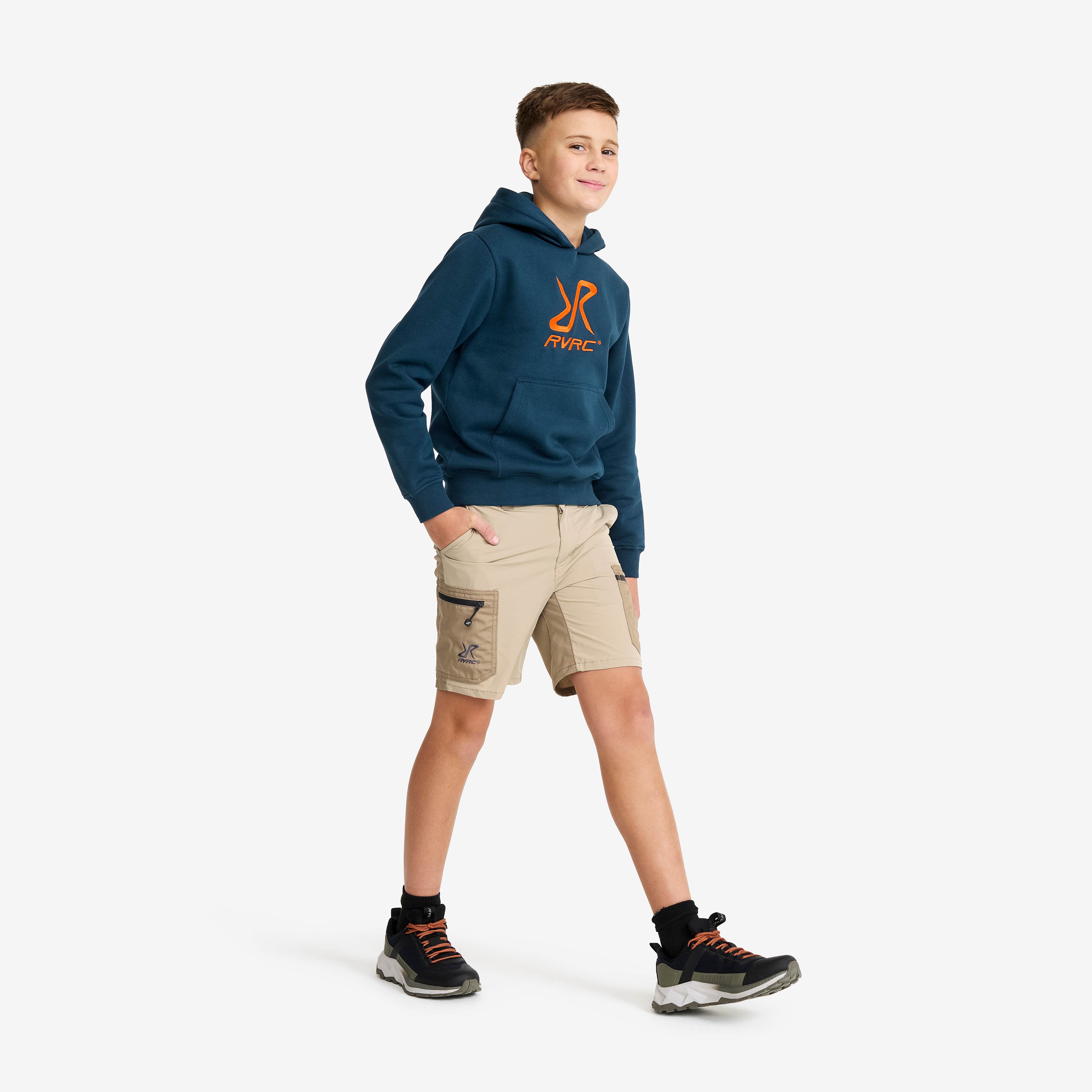 Rambler Lightweight Shorts Teens Aluminium/Brindle
