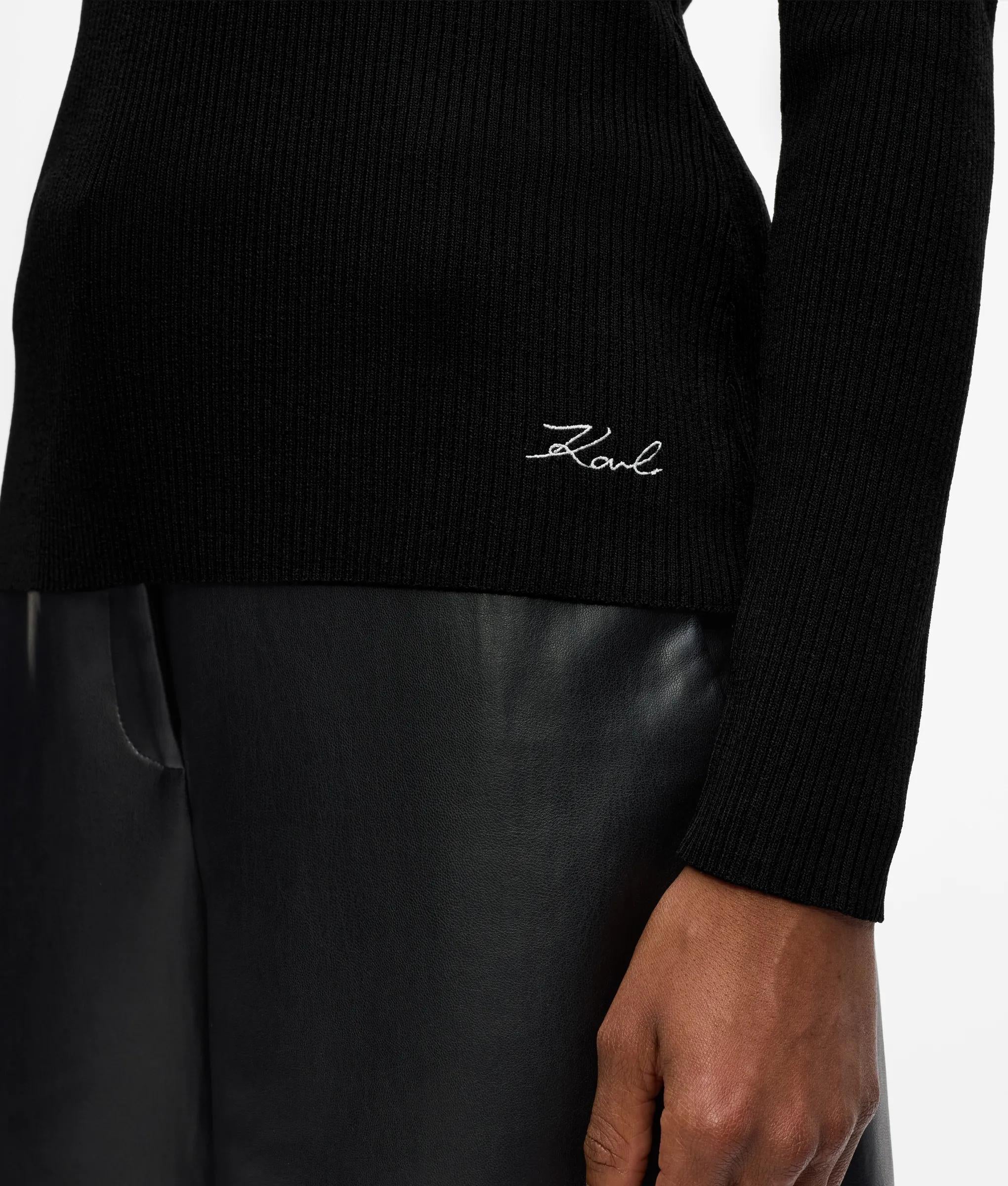 Katoenen polo met contrasterende kraag