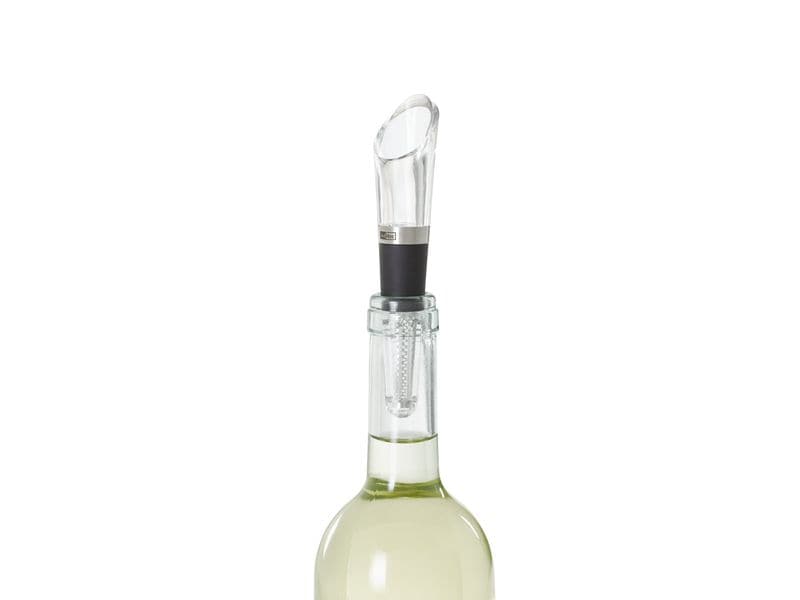 AdHoc Weinausgiesser Vine 1 Stück, Schwarz/Transparent Wein-Geniesser