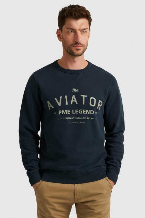 PME legend blauwe heren sweater