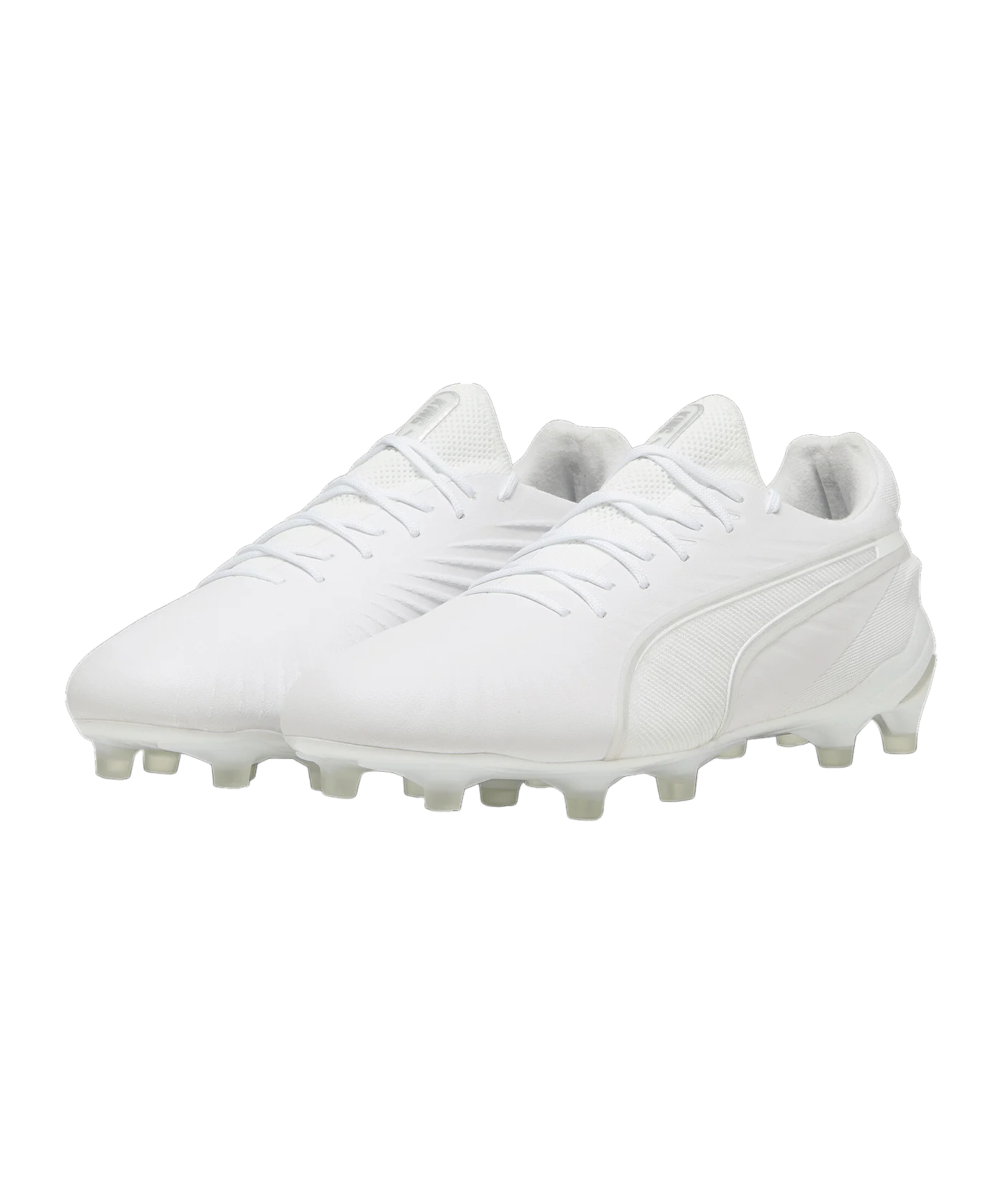 PUMA KING Ultimate FG/AG White Edition Weiss Silber F04
