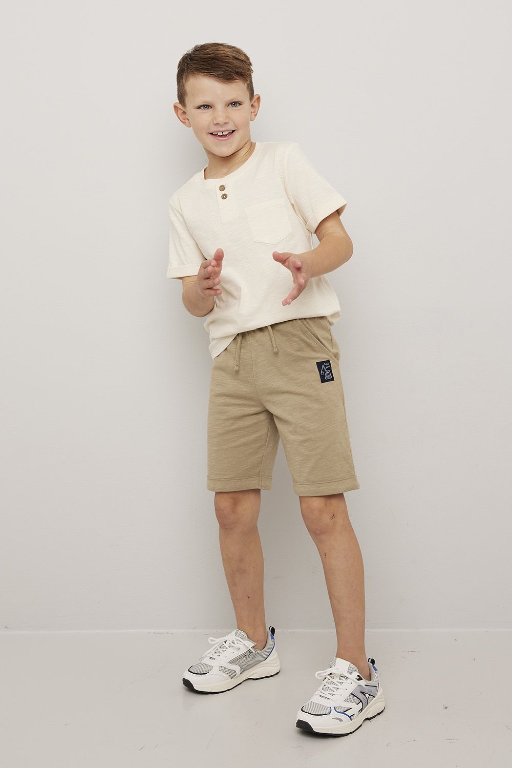 Shorts i slub jersey Sondre