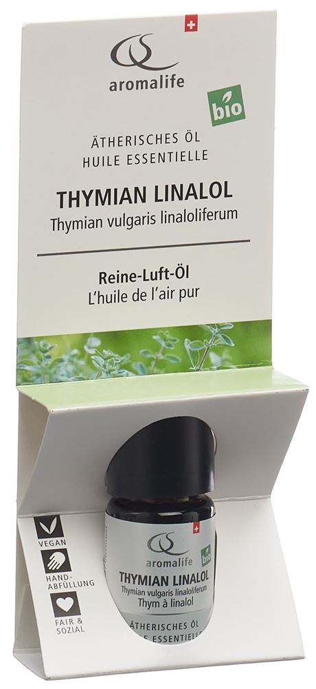 Aromalife TOP Thymian Linalol<br>5 ml, Flasche, Ätherisches Öl, BIO