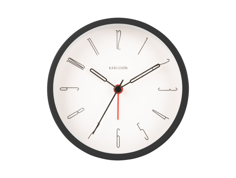Alarm Clock Belle Numbers KA5915BK Black