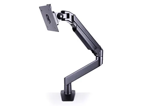 Multibrackets M VESA Gas Lift Arm Single HD - Monteringssæt (drejelig arm, klemme til montering på skrivebord) - for fladt panel - aluminium - sort - skærmstørrelse: 15