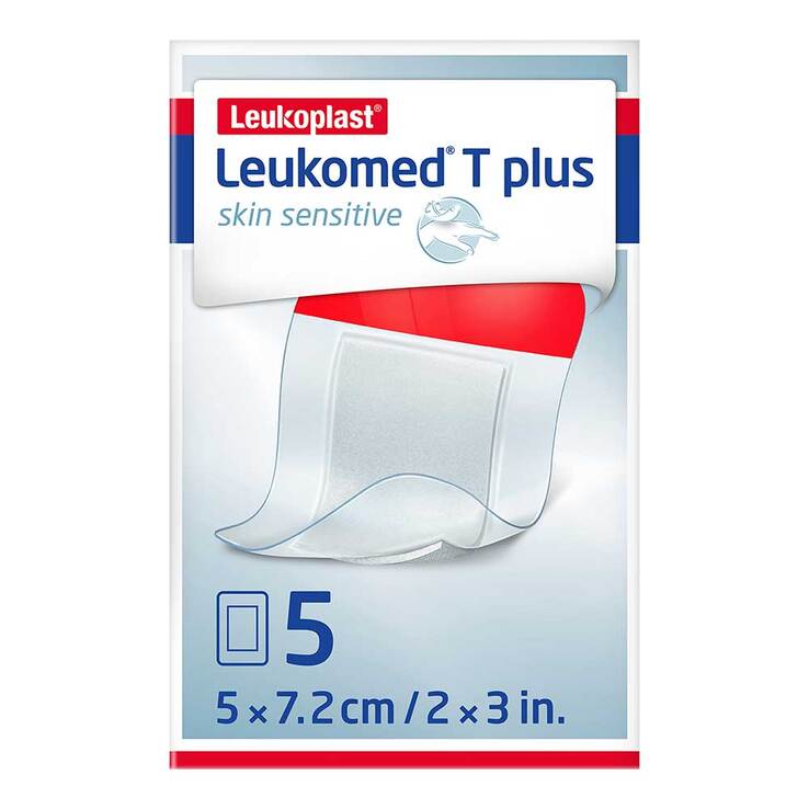 Leukomed® T plus skin sensitive 5x7,2 cm, 5 St