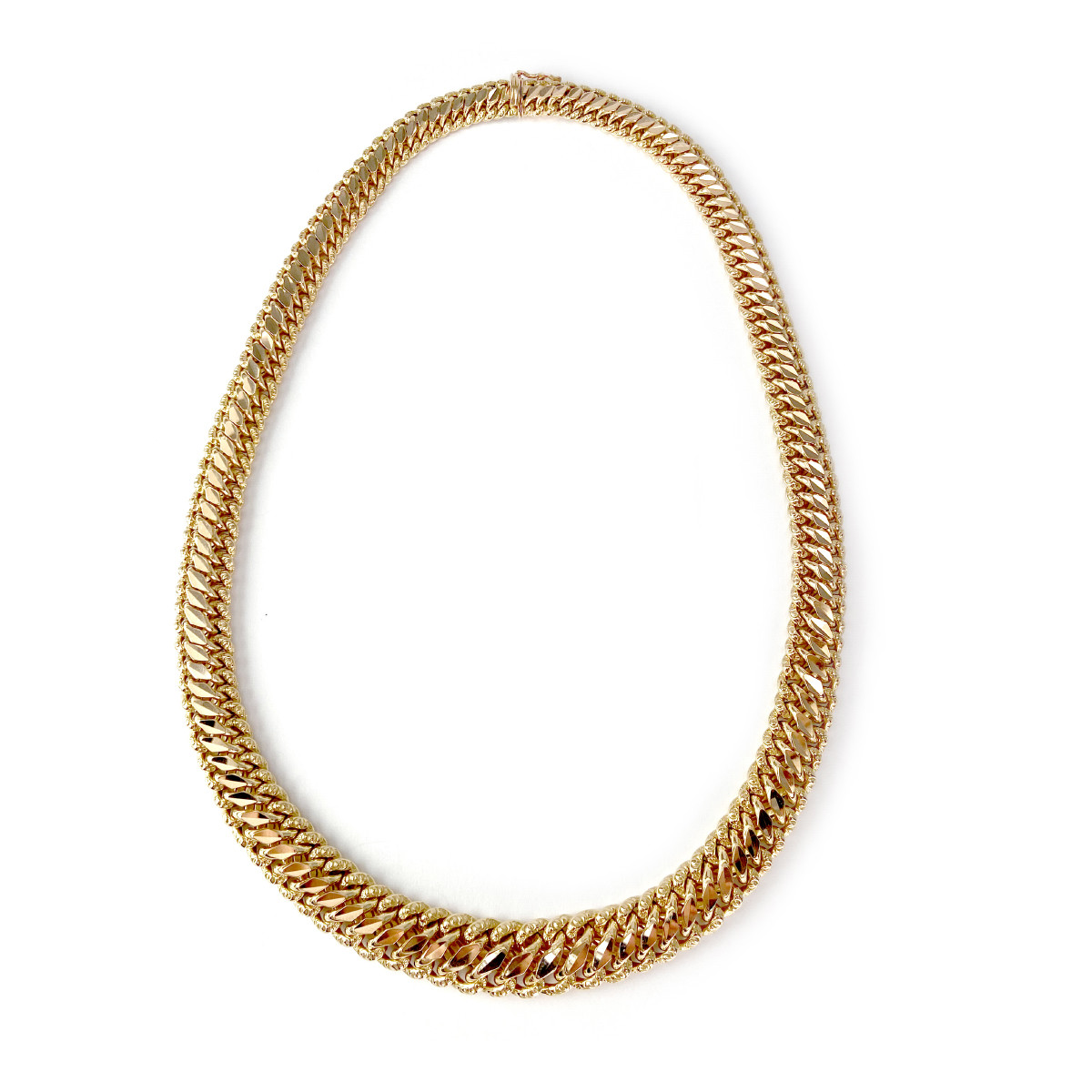 Collier d'occasion or 750 maille fantaisie
