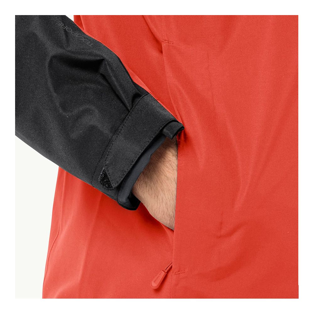 Jack Wolfskin TAUBENBERG 3IN1 - Veste Homme strong red
