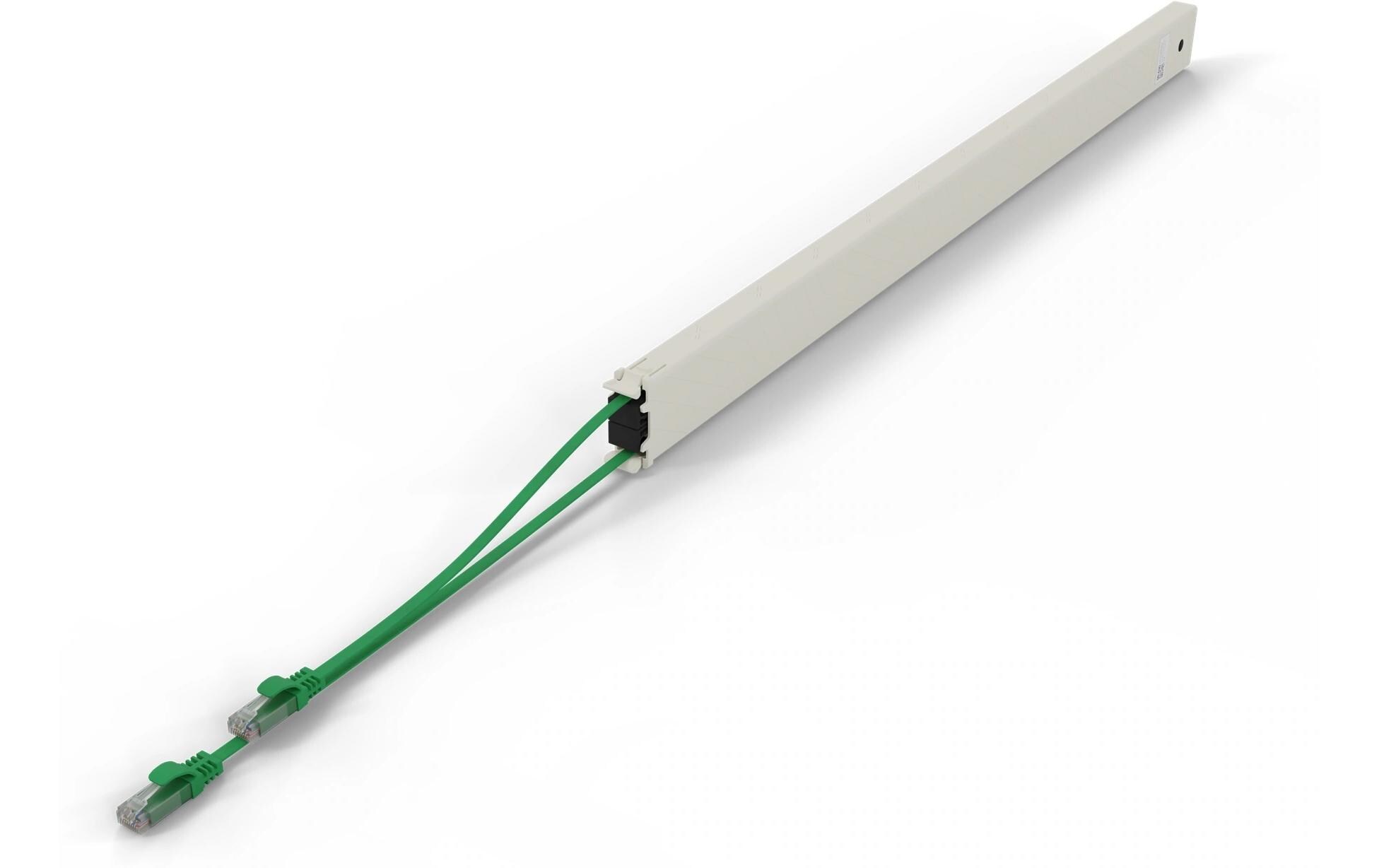 patchbox.one / Cassette / 46RU / Cat 6A, UTP, 2.5 m, GrünAll-in-One Lösung für Ordnung im Netzwerkschrank