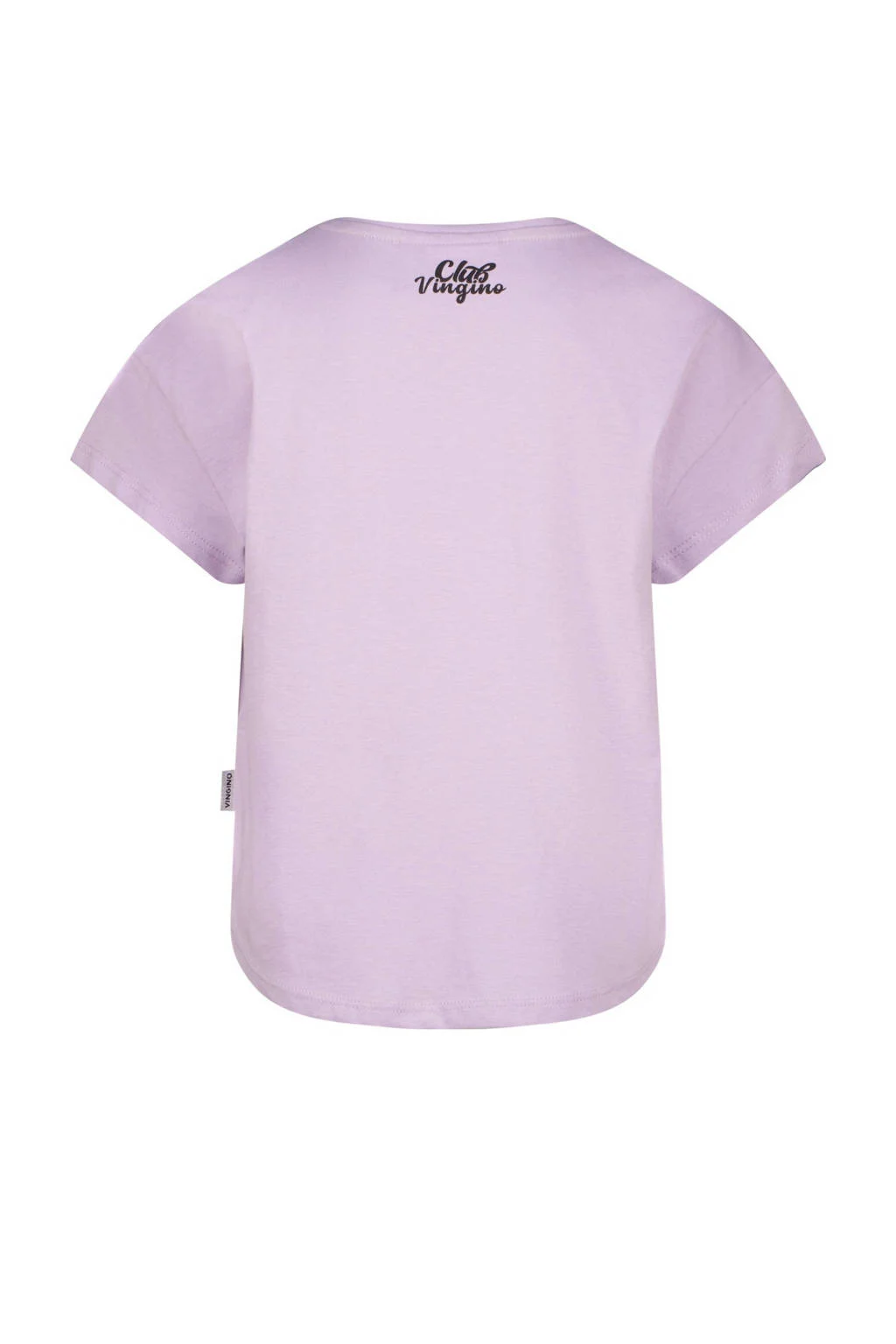 Vingino T-shirt Hilya met printopdruk lila